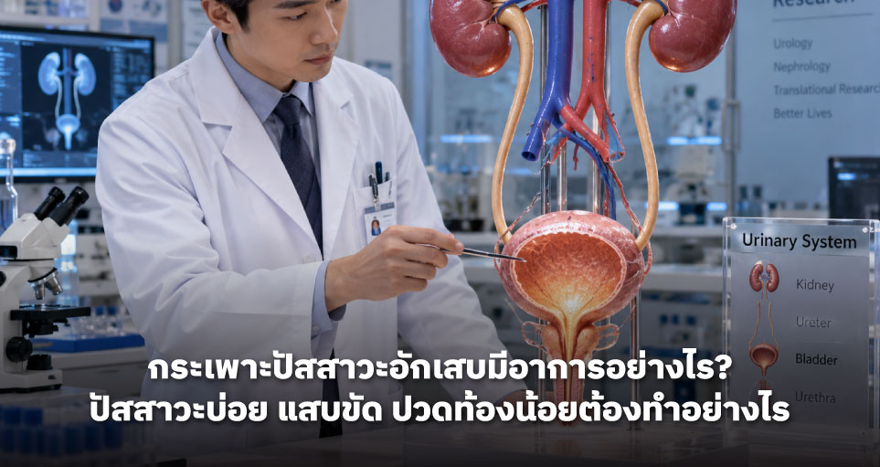 กระเพาะปัสสาวะอักเสบมีอาการอย่างไร? ปัสสาวะบ่อย แสบขัด ปวดท้องน้อยต้องทำอย่างไร
