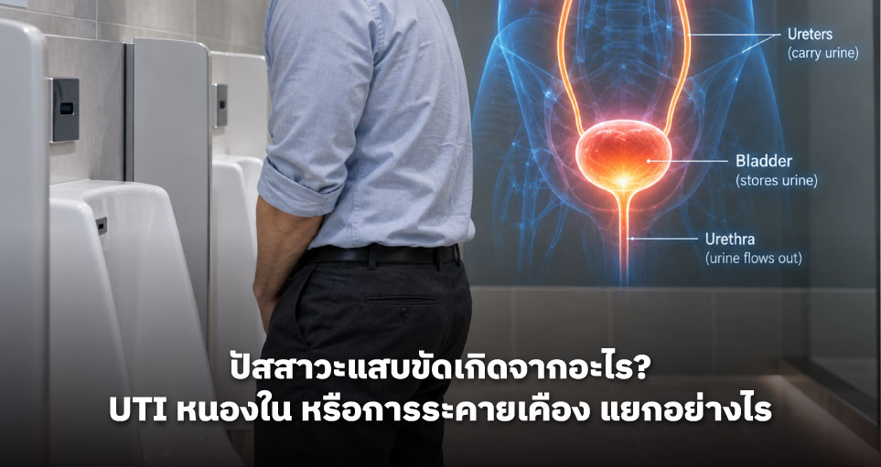 ปัสสาวะแสบขัดเกิดจากอะไร? UTI หนองใน หรือการระคายเคือง แยกอย่างไร